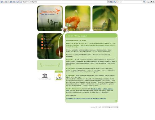 sito internet Bed and Breakfast Fior di Ape www.fiordiape.it 