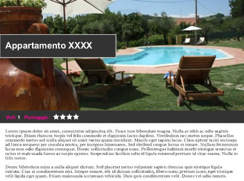 Template recensione struttura